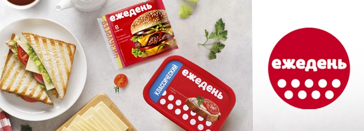 Продукт плавленый с сыром ЕЖЕДЕНЬ "Классический" 180 г
