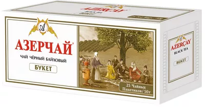 Азерчай Букет чай черный 25пак