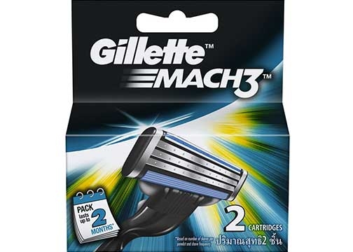Кассета сменная Gillette Mach3 уп.2