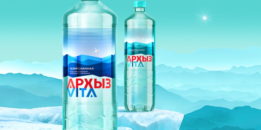 Вода минеральная ЛЕГЕНДА ГОР "Архыз" газированная 1.5 л