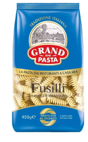Макаронные изделия GRAND DI PASTA "Fusilli" спирали 450 г