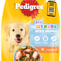 PEDIGREE с курицей для щенков всех пород 600 г