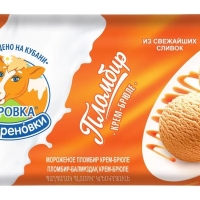 Мороженое КОРОВКА ИЗ КОРЕНОВКИ "Пломбир крем-брюле" 400 г 15%