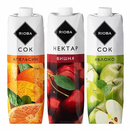 Сок Rioba яблоко 1л
