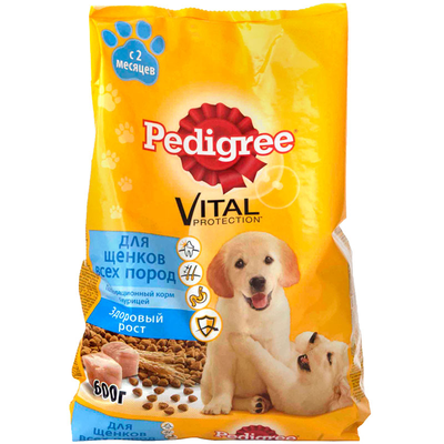 PEDIGREE с курицей для щенков всех пород 600 г