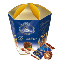 Конфеты ВДОХНОВЕНИЕ с миндальным кремом и целым миндалем 150 г