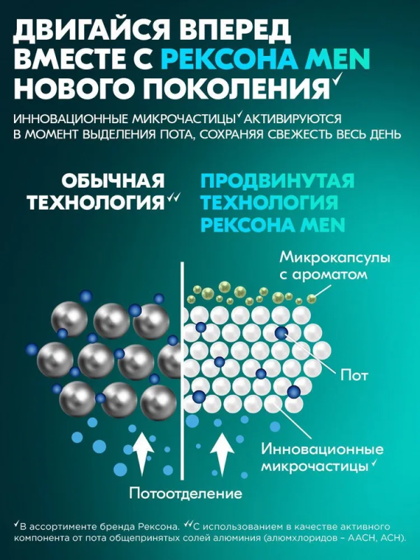 Антиперспирант REXONA "Кобальт" стик 50 мл