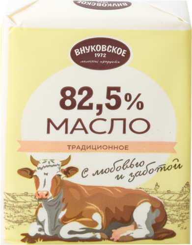Масло сливочное ВНУКОВСКОЕ Масло сливочное ВНУКОВСКОЕ "Традиционное" 180 г 82,5%