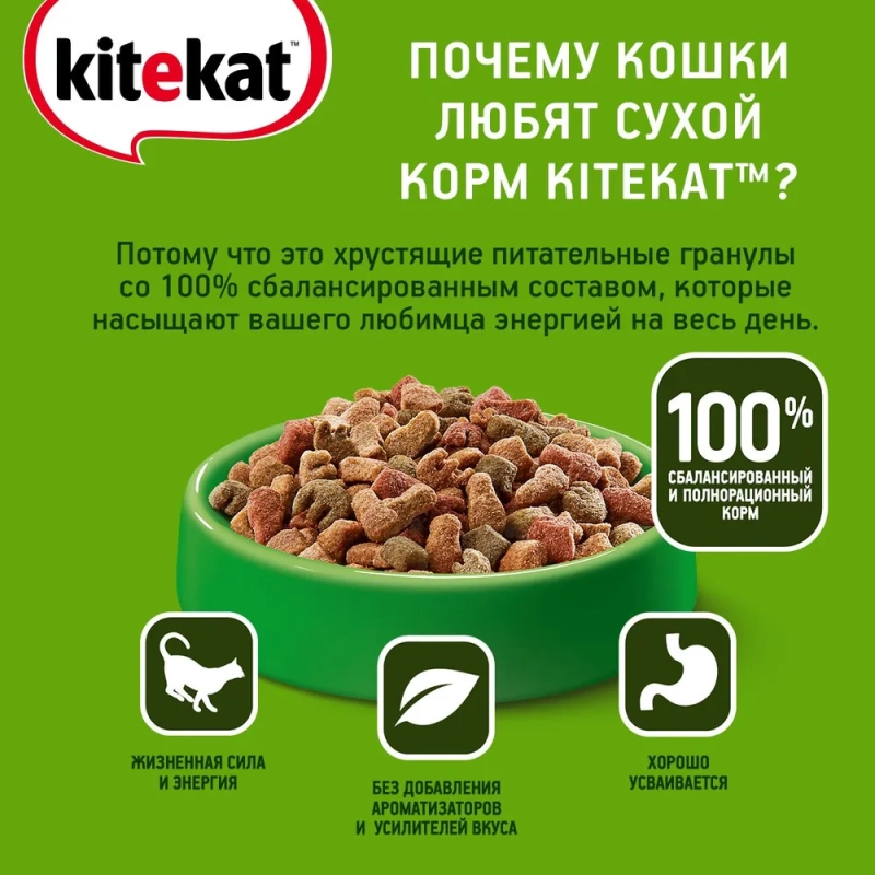 KITEKAT с говядиной в соусе 85 г