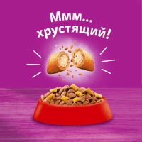 WHISKAS подушечки для стерилизованных кошек и котов с говядиной 350 г