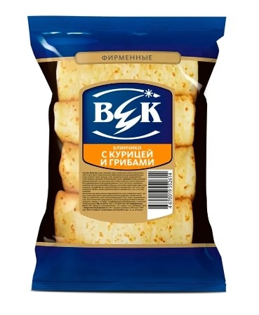 Блинчики ВЕК "Фирменные" с курицей и грибами 320 г
