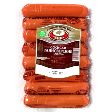 Сосиски ТАВР "Ганноверские Экстра" 430 г