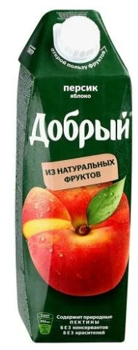 Нектар ДОБРЫЙ персик-яблоко 1 л Нектар ДОБРЫЙ персик-яблоко 1 л