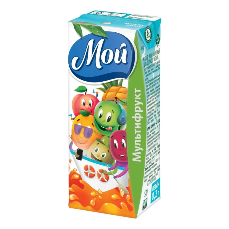 Нектар МОЙ мультифрукт 0.2 л