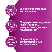 WHISKAS подушечки с нежным паштетом "Аппетитный обед с лососем" 350 г
