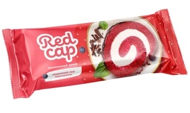 Рулет RED CAP "Маскарпоне сливочный сыр" бисквитный 200 г