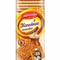 Топленое молоко печенье сахарное 430 г Морозов