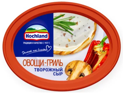 Сыр творожный HOCHLAND Сыр творожный HOCHLAND "Овощи-гриль" 140 г