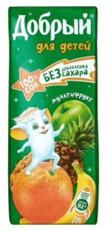 Сок ДОБРЫЙ мультифрукт 0.2 л