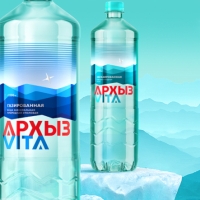 Вода минеральная ЛЕГЕНДА ГОР "Архыз" газированная 1.5 л