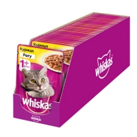 WHISKAS рагу с курицей 85 г