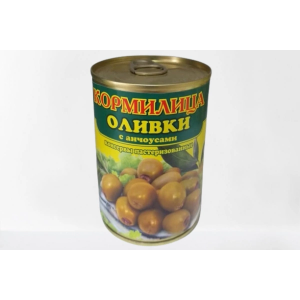 Оливки КОРМИЛИЦА с анчоусом 300 г