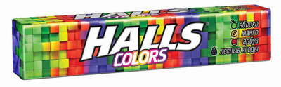 Карамель леденцовая HALLS Colors ассорти Карамель леденцовая HALLS Colors ассорти
