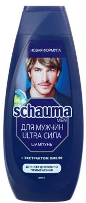 Шампунь SCHAUMA Men "Ultra Сила" с хмелем 360 мл