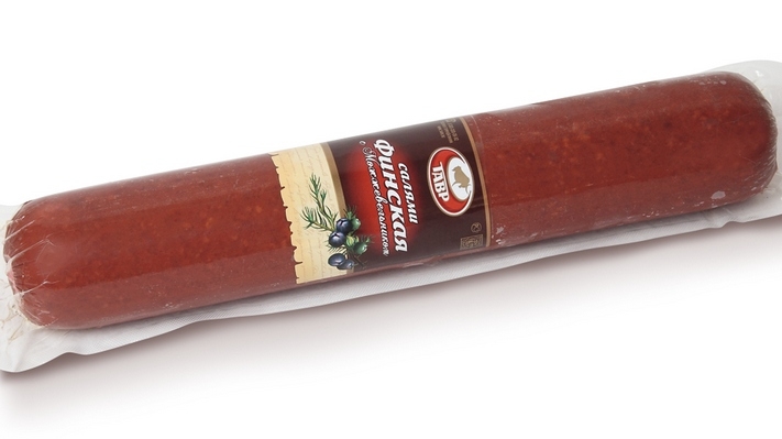 Колбаса ТАВР "Салями финская" с можжевельником варено-копченая 300 г