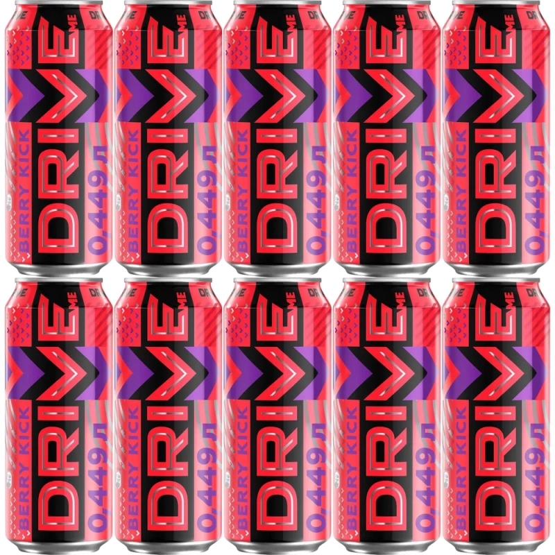 Напиток энергетический DRIVE ME Ягоды 0.449 л