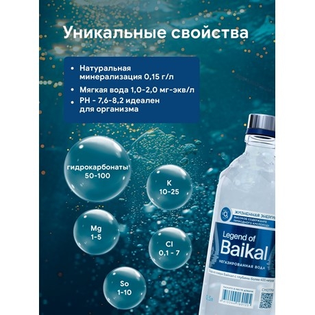 Вода питьевая ТОЛЬКО ВОДА "Спорт" негазированная 0.5 л