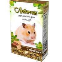 Зерносмесь ЛЮБИМЧИК с орехами  для хомяков 400 г