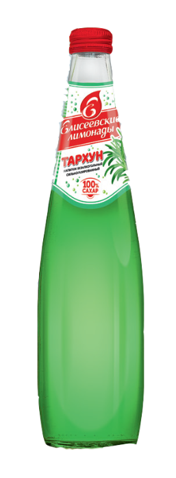 Напиток ЕЛИСЕЕВСКИЕ ЛИМОНАДЫ "Тархун" сильногазированный 0.5 л