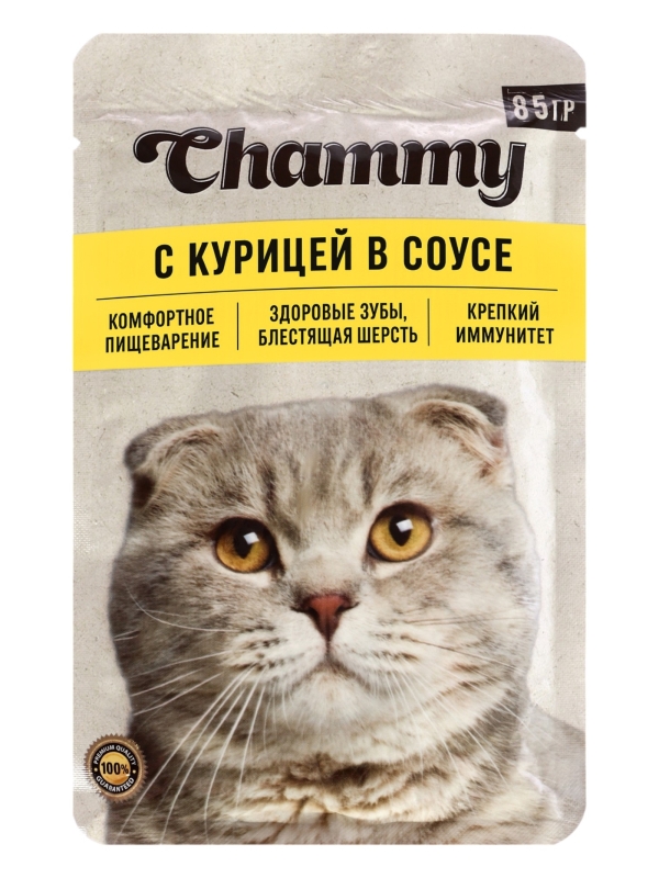 CHAMMY с курицей в соусе 85 г CHAMMY с курицей в соусе 85 г