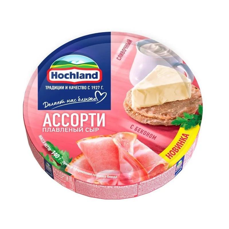 Сыр HOCHLAND Сыр HOCHLAND "Ассорти красное" плавленый 140 г 50 %