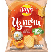 Чипсы LAYS "Из печи" лисички в сметане 85 г