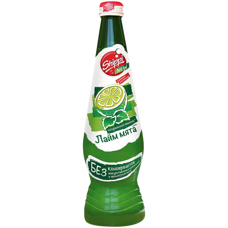 Шиппи напиток Лимон-мята среднегазированный 0.5 л с/б Шиппи напиток Лимон-мята среднегазированный 0.5 л с/б