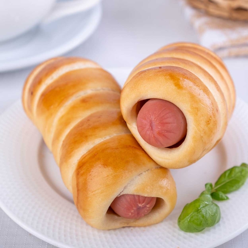 Булочка с сосиской 0,1 Афип