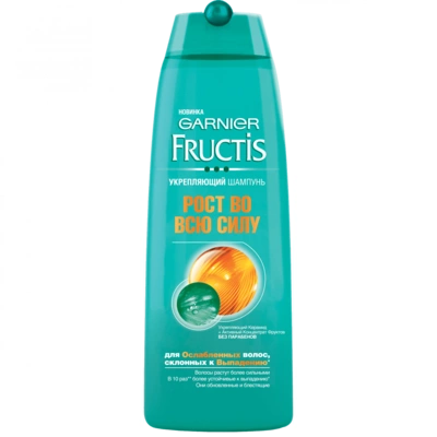 Garnier Fructis Шампунь д/тонких волос "Рост во всю силу" фл. 400 мл