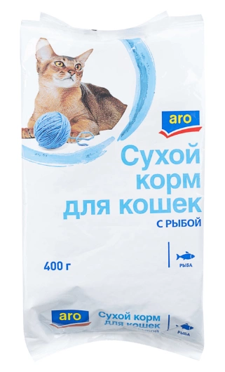 ARO для кошек с рыбой 400 г