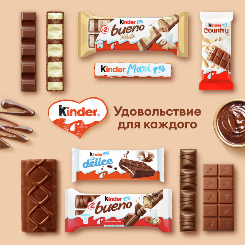 Пирожное KINDER Delice бисквитное 42 г Пирожное KINDER Delice бисквитное 42 г