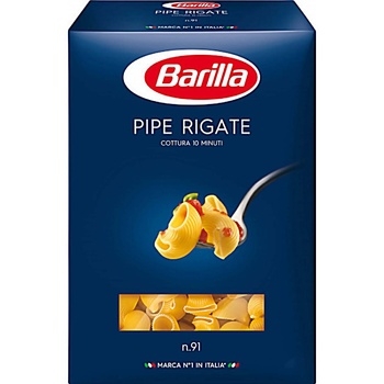 Макаронные изделия BARILLA "Pipe rigate n.91" рожки рифленые 450