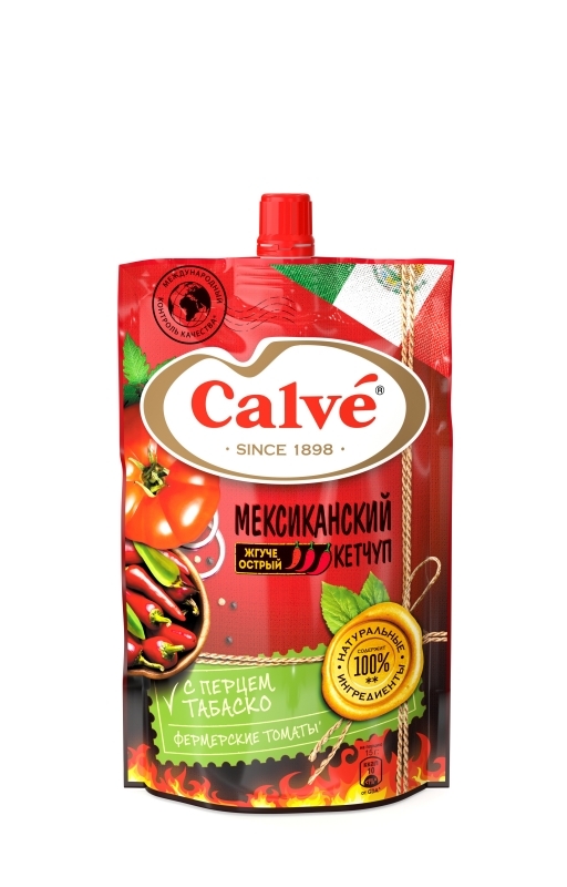 Кетчуп CALVE Жгучий мексиканский 350 г
