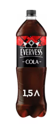 Напиток EVERVESS "Кола освежающая" сильногазированный 1.5 л