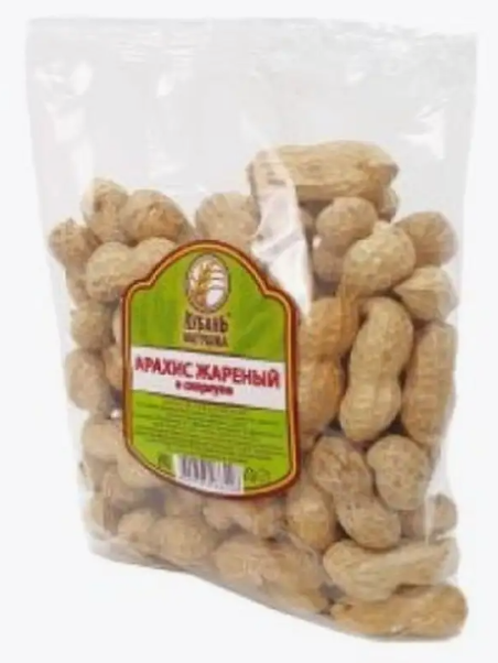 Арахис КУБАНЬ МАТУШКА жареный в скорлупе 200 г