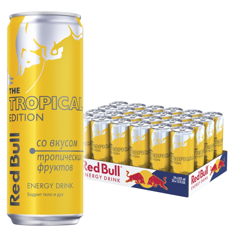 Напиток энергетический RED BULL Tropical edition 0.25 л