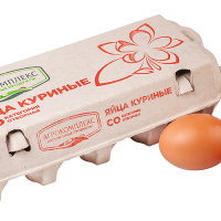Яйцо куриное АГРОКОМПЛЕКС С-0 10 шт (коробка)