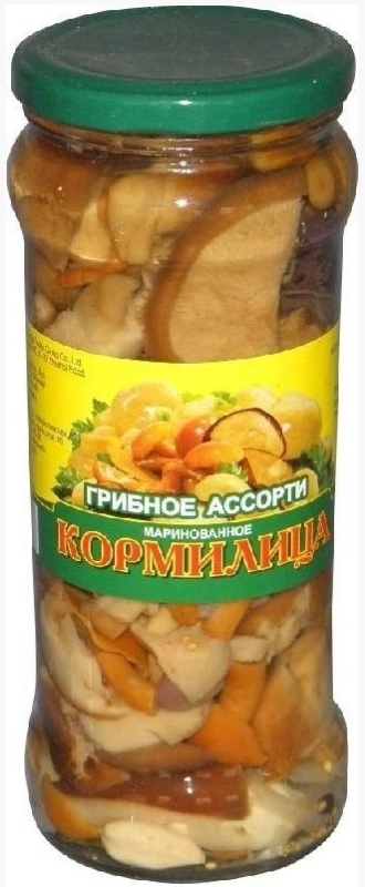 Ассорти грибное КОРМИЛИЦА маринованное 530 г