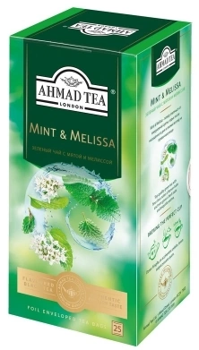 Чай зеленый AHMAD TEA "Mint & Melissa" 25х1,5г